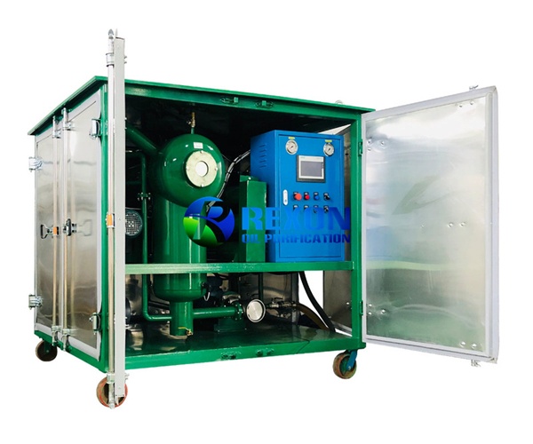 2000LPH Double Vacuum Transformer Oil Purification Machine