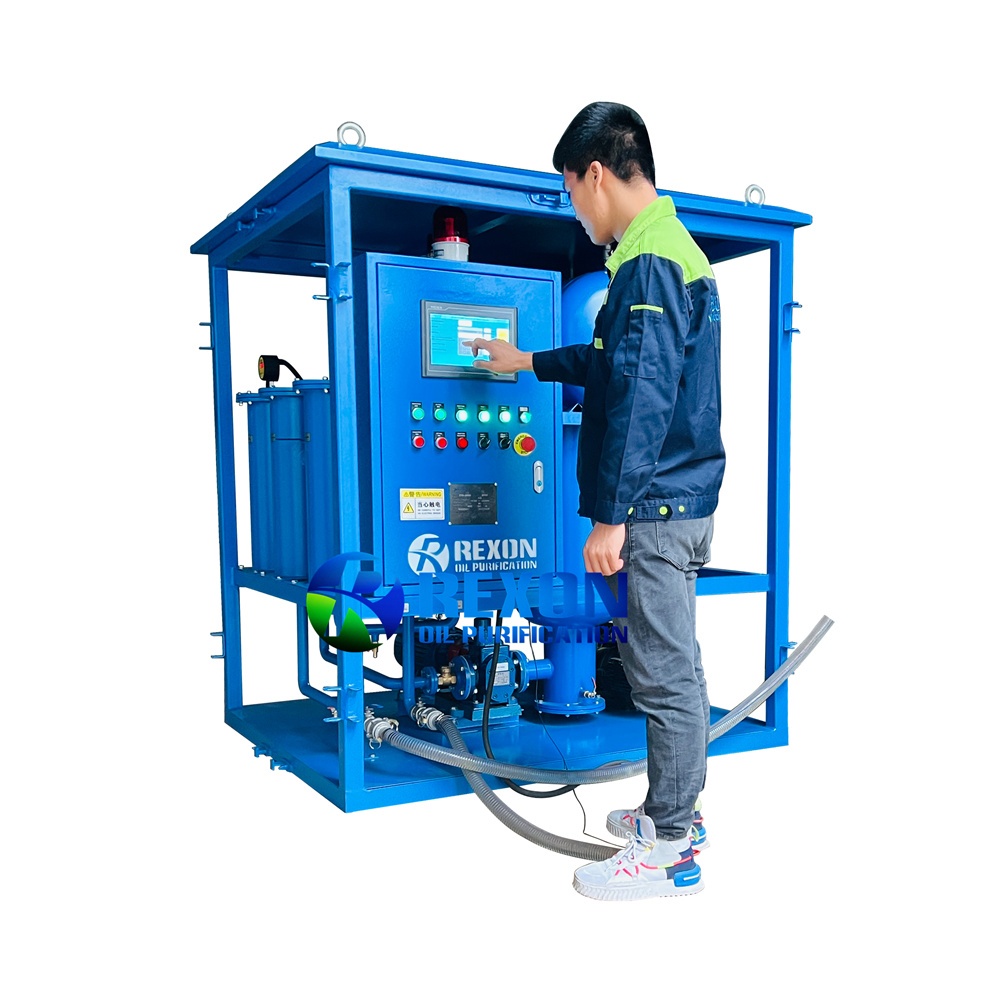 Double Stage Vacuum Transformer Oil Filtration Machine with PLC Fully Automatic System