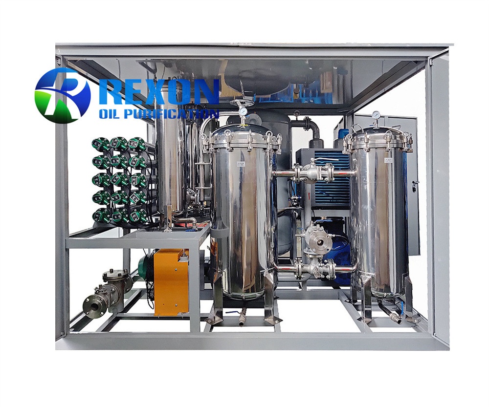 Edible Type Cooking Oil Filtering Equipment and 304 Stainless Steel Oil Purification System SYA-200