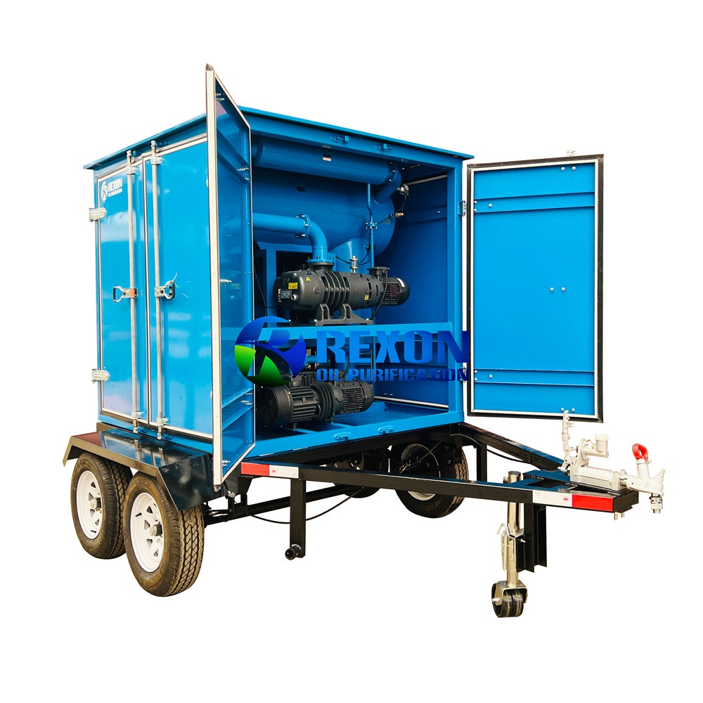 Upgraded Mobile Trailer Type Vacuum Transformer Oil Treatment Plant