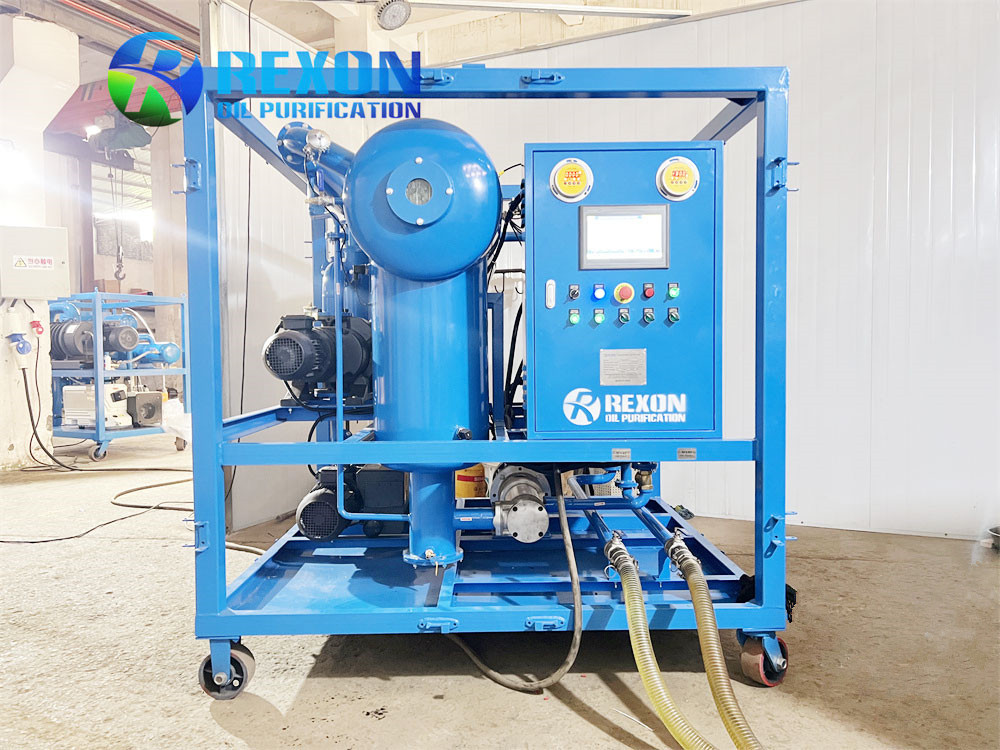 REXON Transformer Oil Purifier Machine Testing Before Delivery