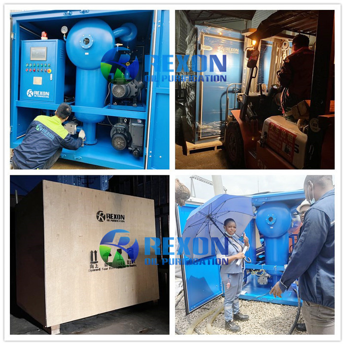 REXONs Transformer Oil Filtration Machine (Model ZYD-200, 12000 Liters/Hour) Successfully Satisfies African Clients Power Plant Needs
