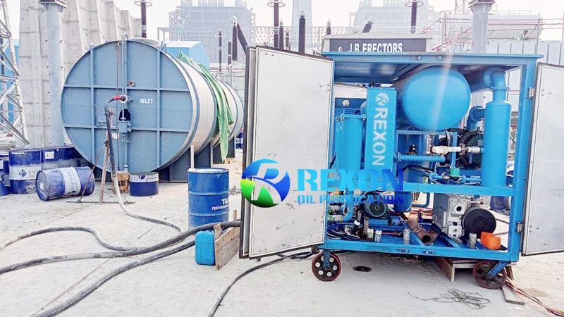 REXON Transformer Oil Purifier Onsite Work Well