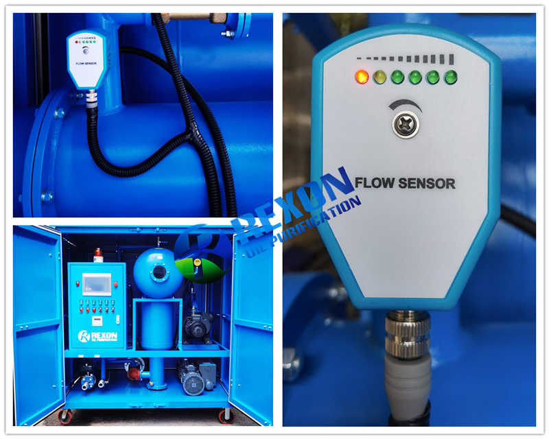REXON Adopts Online Oil Flow Sensor for Oil Purifier Machine