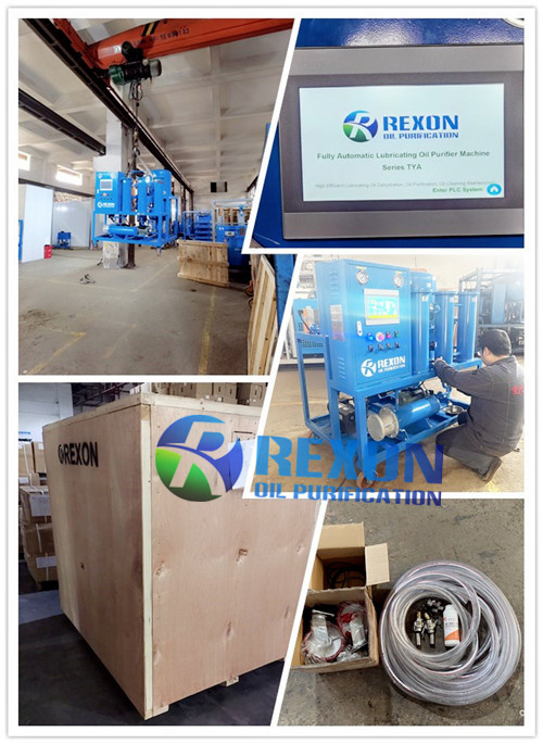 Recent shipment of our Lubricating Oil Purifier Machine