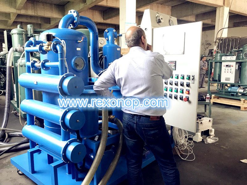Customer Vist for ZYD-150 Transformer Oil Purification Machine