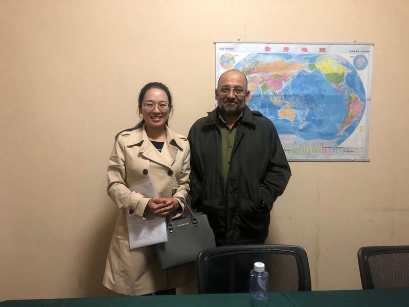 Welcome Iran customer to visit us