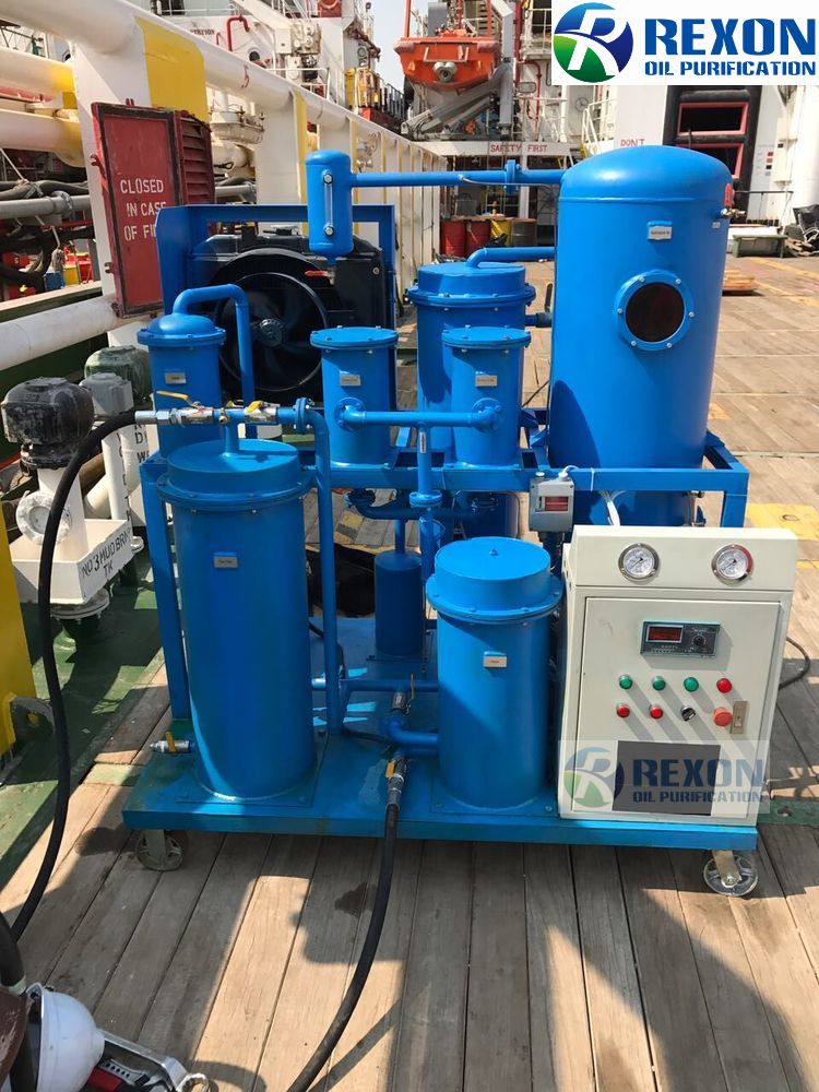 Rexon vacuum lube hydraulic oil purifier TYA-30(1800LPH) onsite use