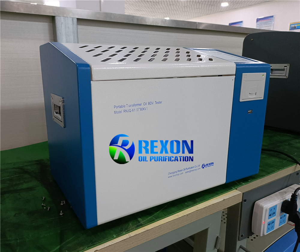 REXON Newest 80KV Transformer Oil BDV Tester Delivery