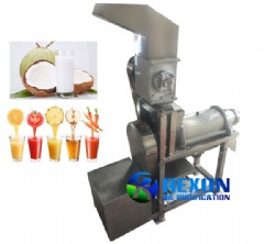 Coconut Milk Extracting Machine Screw Juicer with Crusher