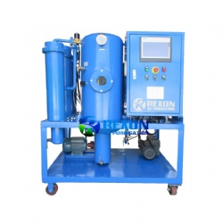 600L/H PLC Automatic Touch Screen Type Lube Oil Filtration Purifier