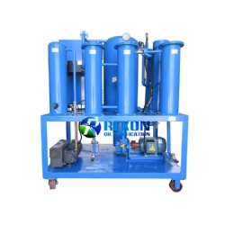 600L/H PLC Automatic Touch Screen Type Lube Oil Filtration Purifier