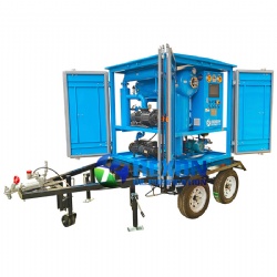 4-Wheel Trailer Mounted Transformer Oil Purifier for Onsite Power Substation Use
