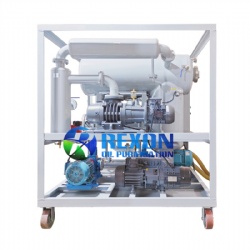 Double Stage High Vacuum Insulating Oil Purification Plant with Digital Gauges