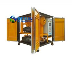 Double Stage High Vacuum Transformer Oil Filtration Machine Customized Type