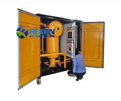 Double Stage High Vacuum Transformer Oil Filtration Machine Customized Type