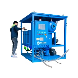 Double Stage Vacuum Transformer Oil Filtration Machine with PLC Fully Automatic System