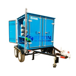 Upgraded Mobile Trailer Type Vacuum Transformer Oil Treatment Plant